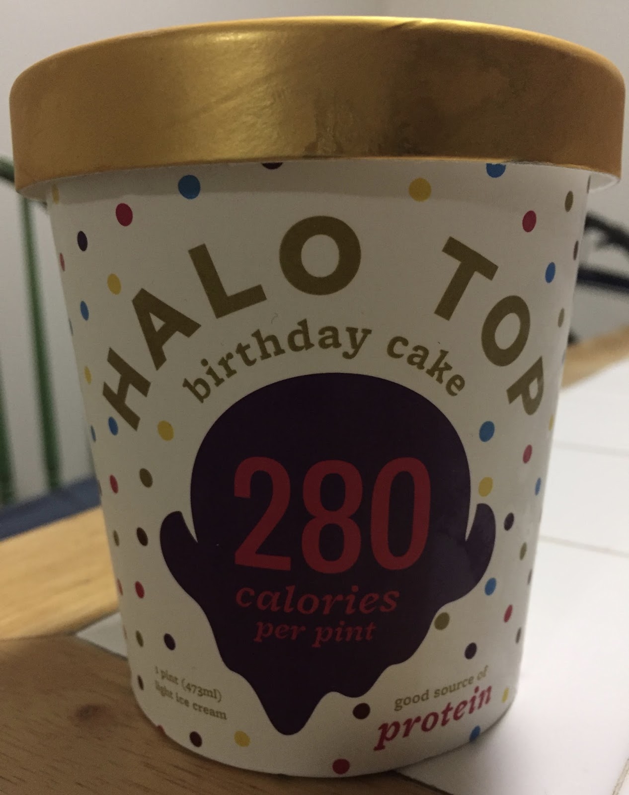 Halo Top Chocolate and Birthday Cake