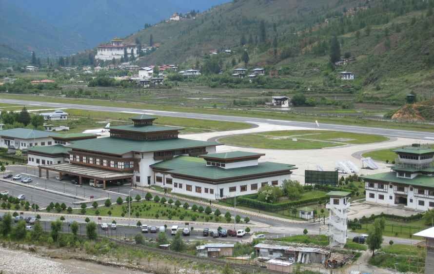 Photobundle Paro International Airport, Bhutan