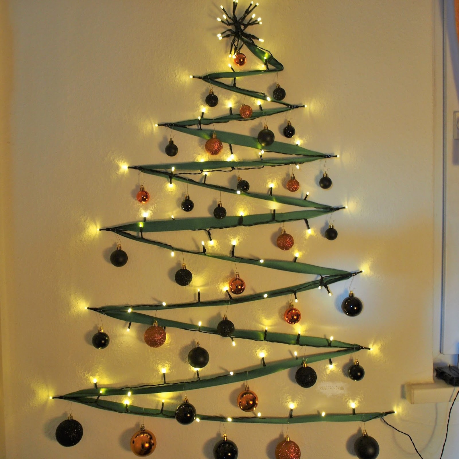 TUTORIAL Tannenbaum an die Wand nageln RABEERCHEN