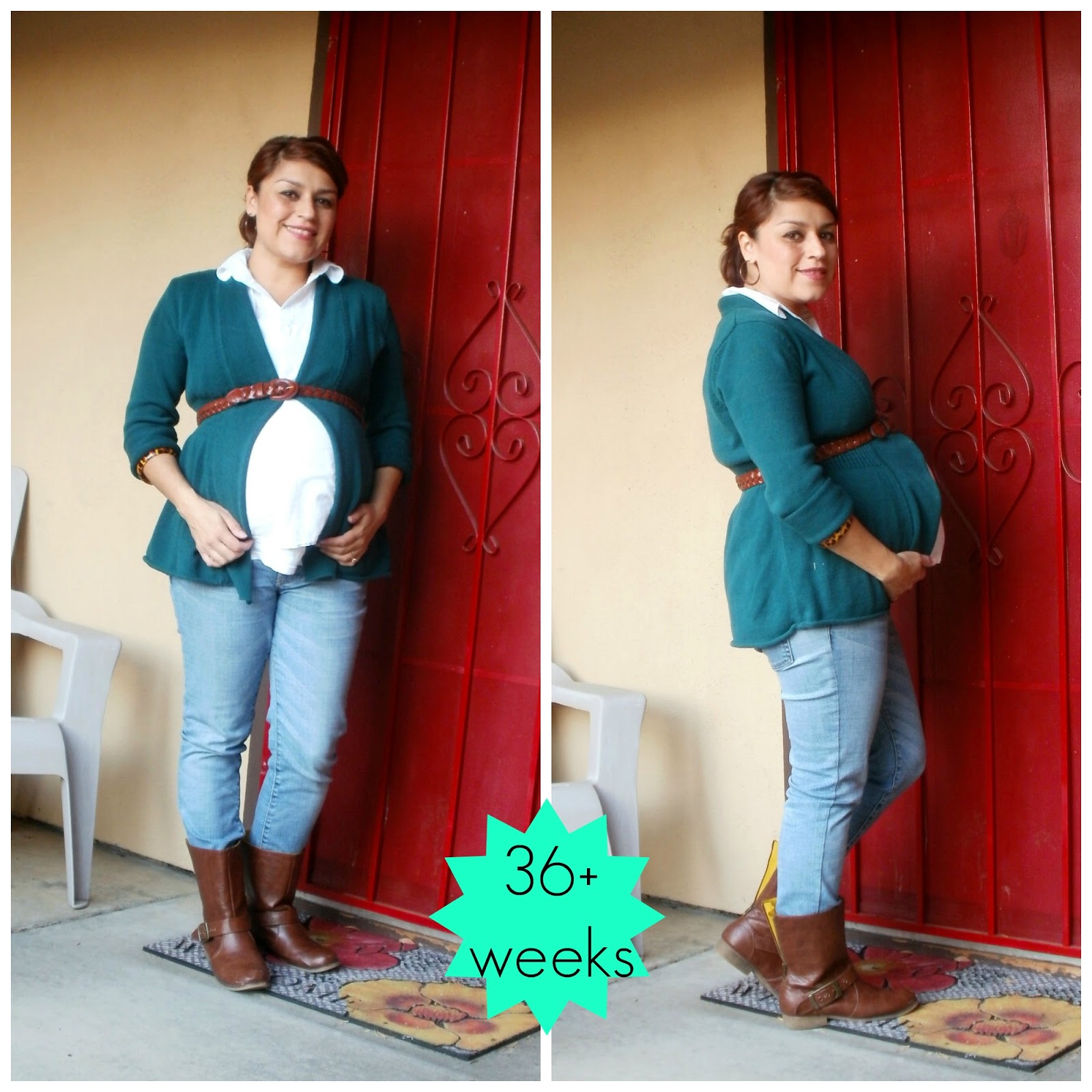 36 weeks, cheap maternity, thrifted maternity