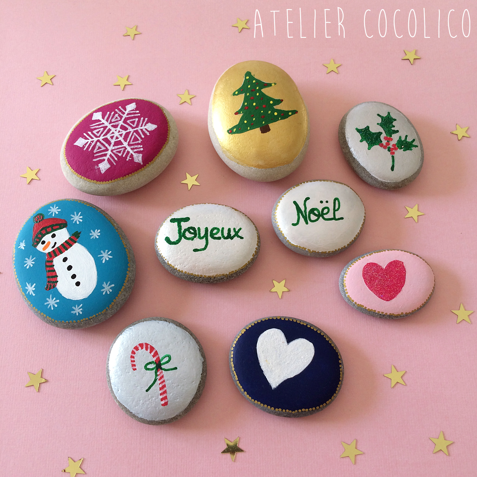 Cocolico Creations Atelier Ado Peinture Sur Galets