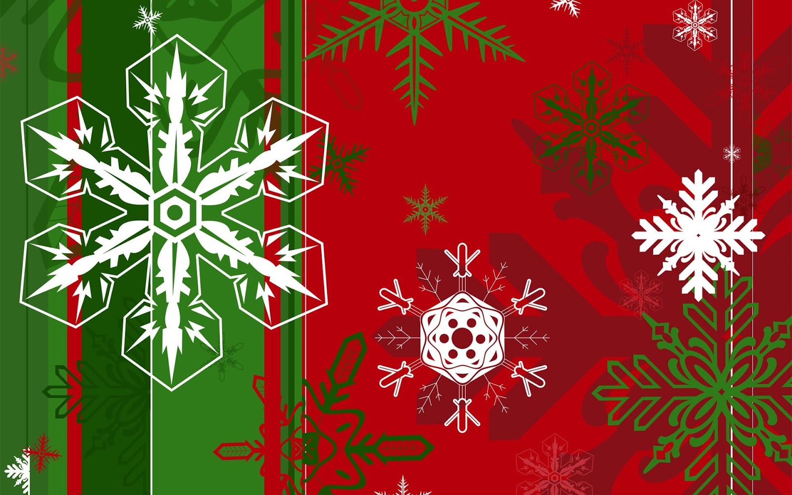 wallpapernarium: Copos de nieve coloridos