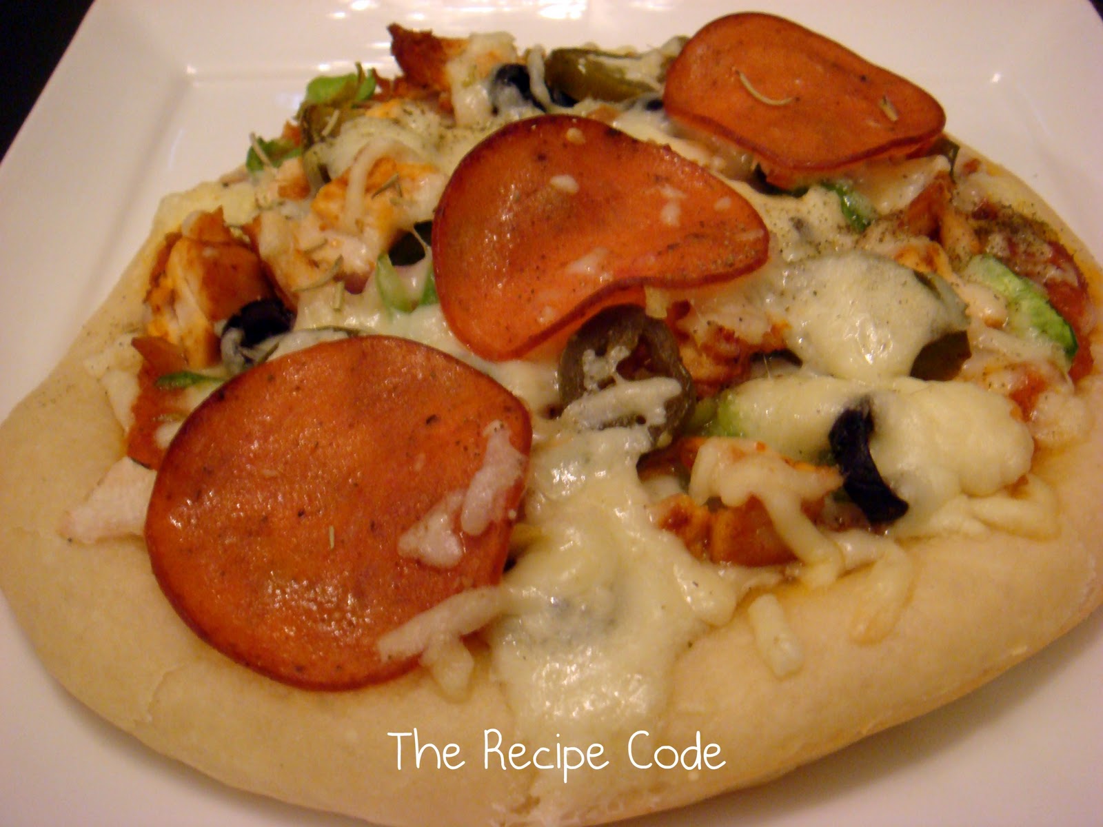 The Recipe Code Chicken Pepperoni Pizza