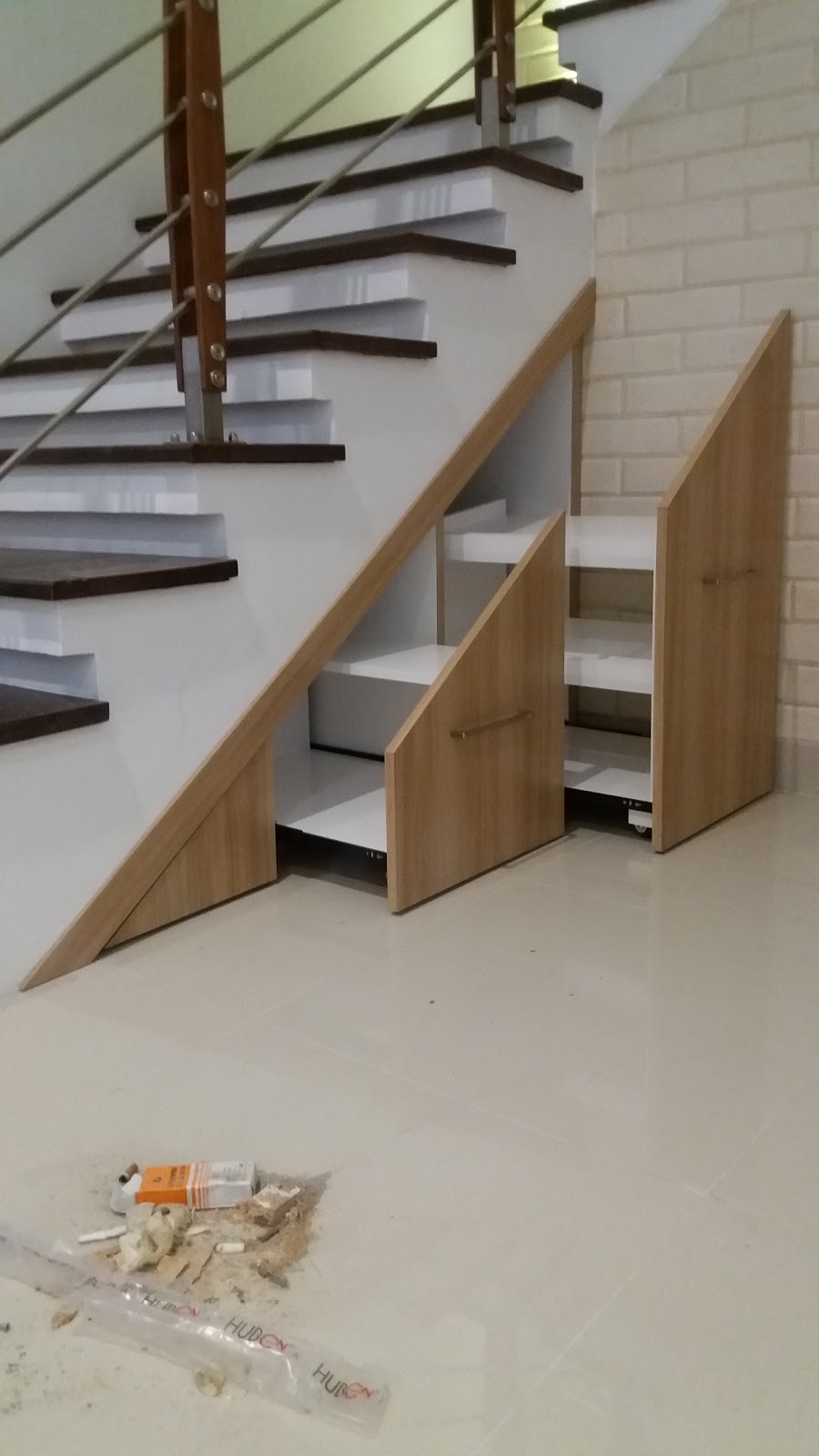 LEMARI BAWAH TANGGA | Dzahra Furniture