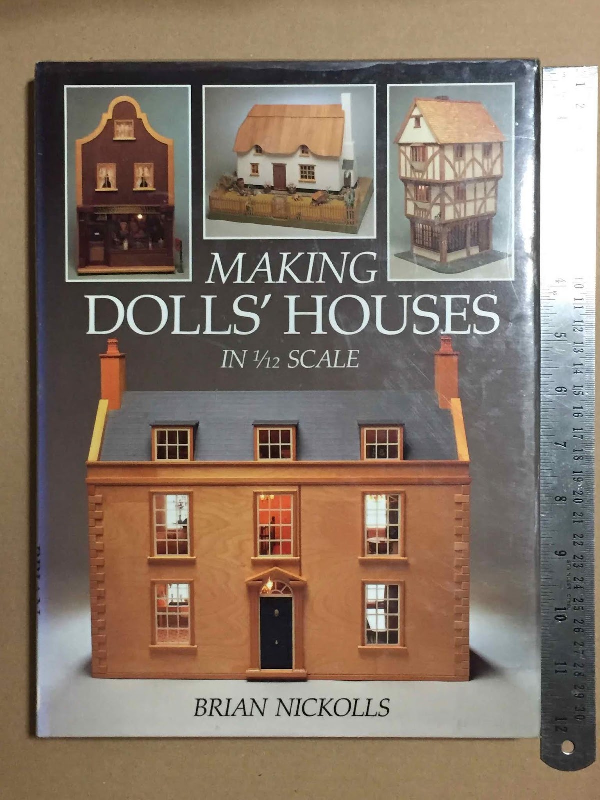 Nine books about building dolls houses