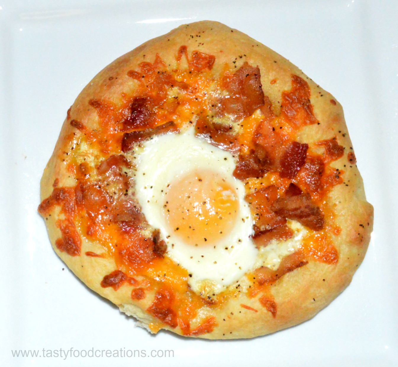 Tasty Food Creations Bacon Egg & Cheese Breakfast Pizza