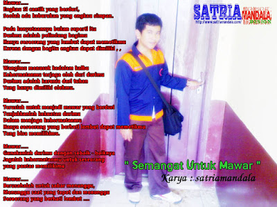Semangat untuk 'MAWAR' Semangat untuk 'MAWAR'