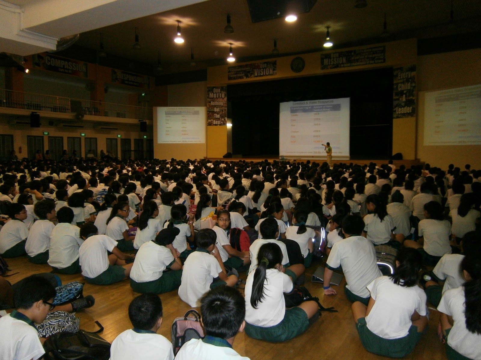 SOS Global warming: Assembly Talk & Booth @ Tanjong Katong Primary (22 Apr)