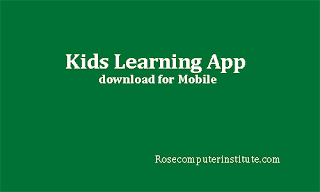 Kids Learning apk Kids Learning App download for Mobile