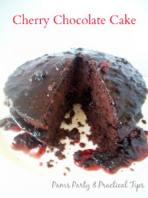 How to make cherry chocolate cake 
