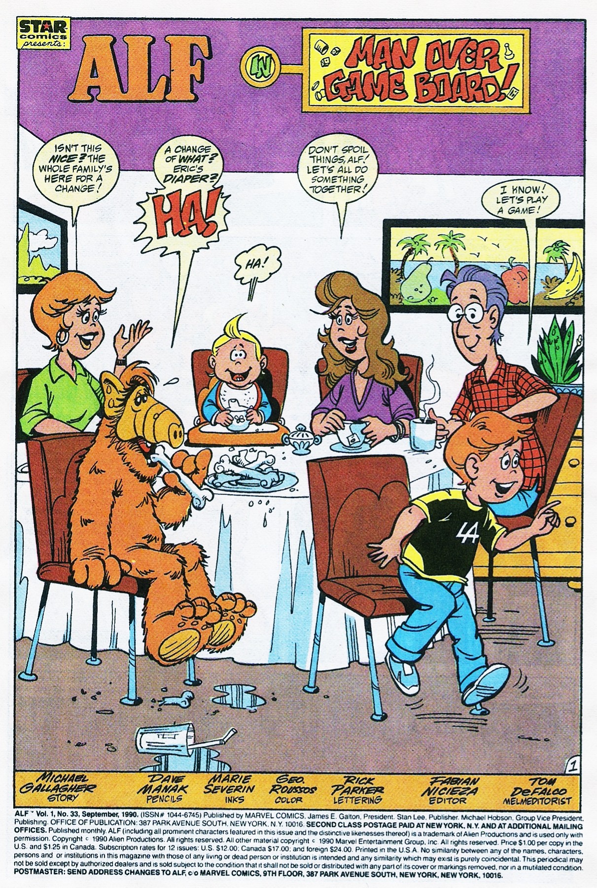 Read online ALF comic -  Issue #33 - 3