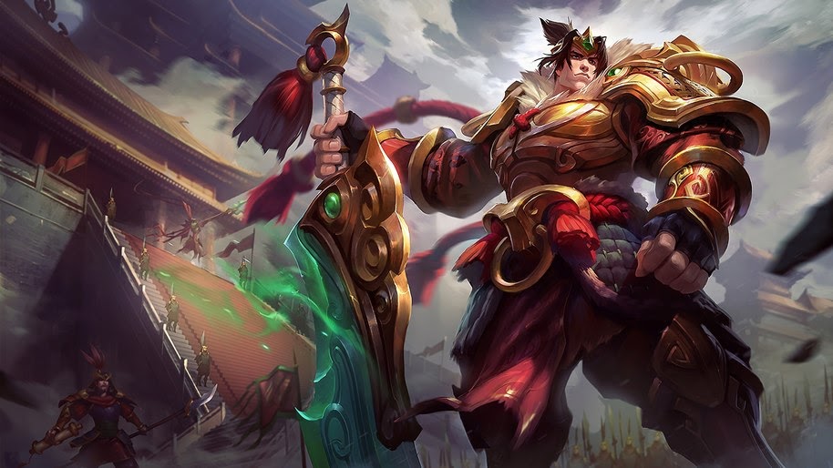 Garen, LoL, Warring Kingdoms, Splash Art, 4K, #724 Wallpaper