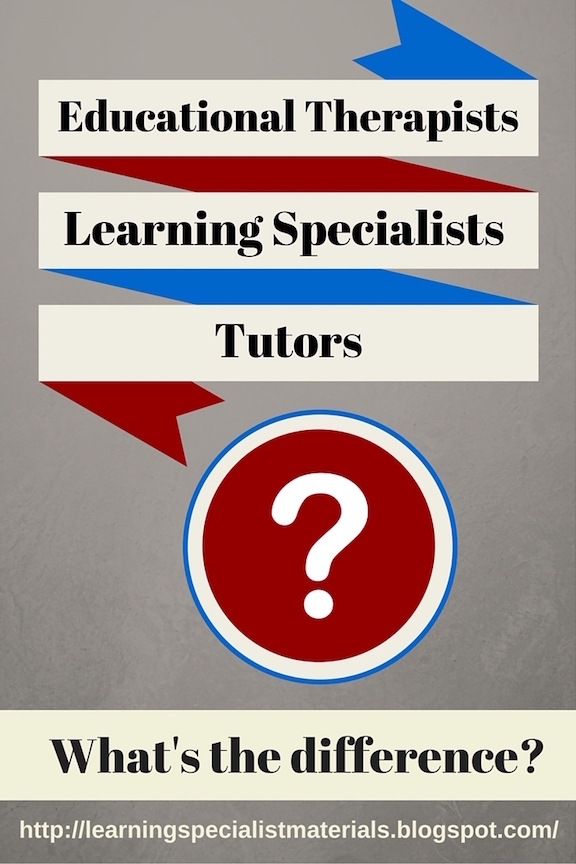 Tutor, Learning Specialist and Educational Therapist What's the