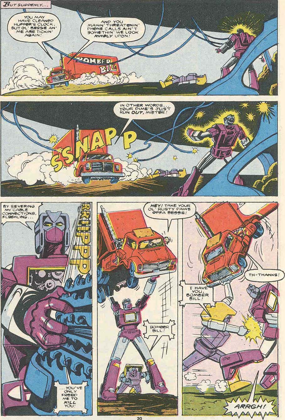 Read online The Transformers (1984) comic -  Issue #10 - 21