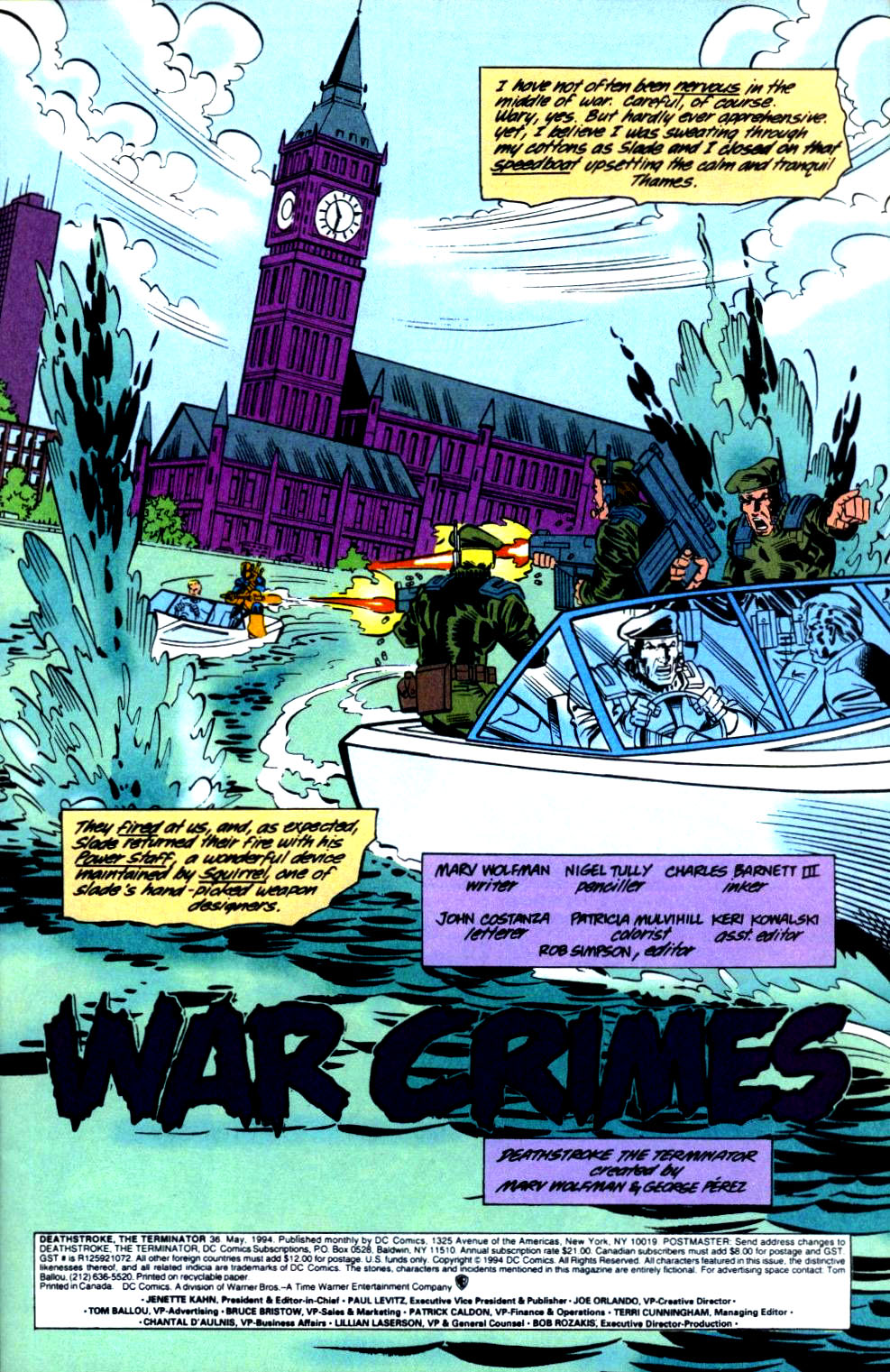 Read online Deathstroke (1991) comic -  Issue #36 - 2