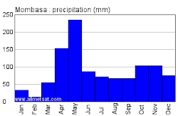 Monthly Precipitation in mm