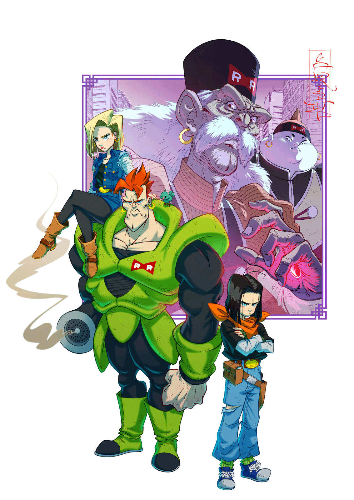 David Garrido: Red Ribbon Androids