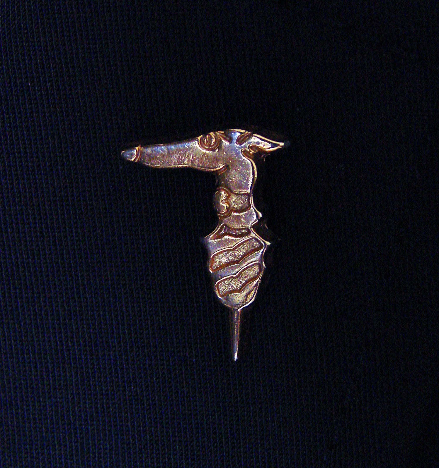 Spilla Vintage Ape Con Cristalli CZ - Spilla Da Bavero Con Catene E Nappa, Accessorio Unisex Per Cappelli E Sciarpe - Foto 5