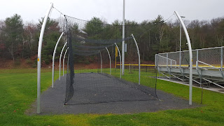 new batting cage among the new athletic fields ar FHS
