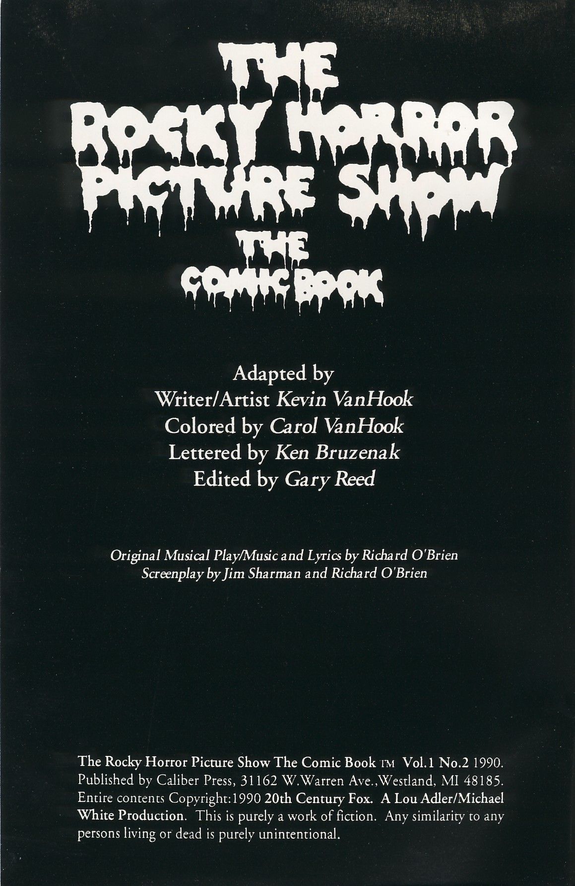 Read online The Rocky Horror Picture Show: The Comic Book comic -  Issue #2 - 2