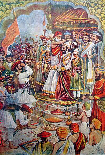 Shivaji coronation