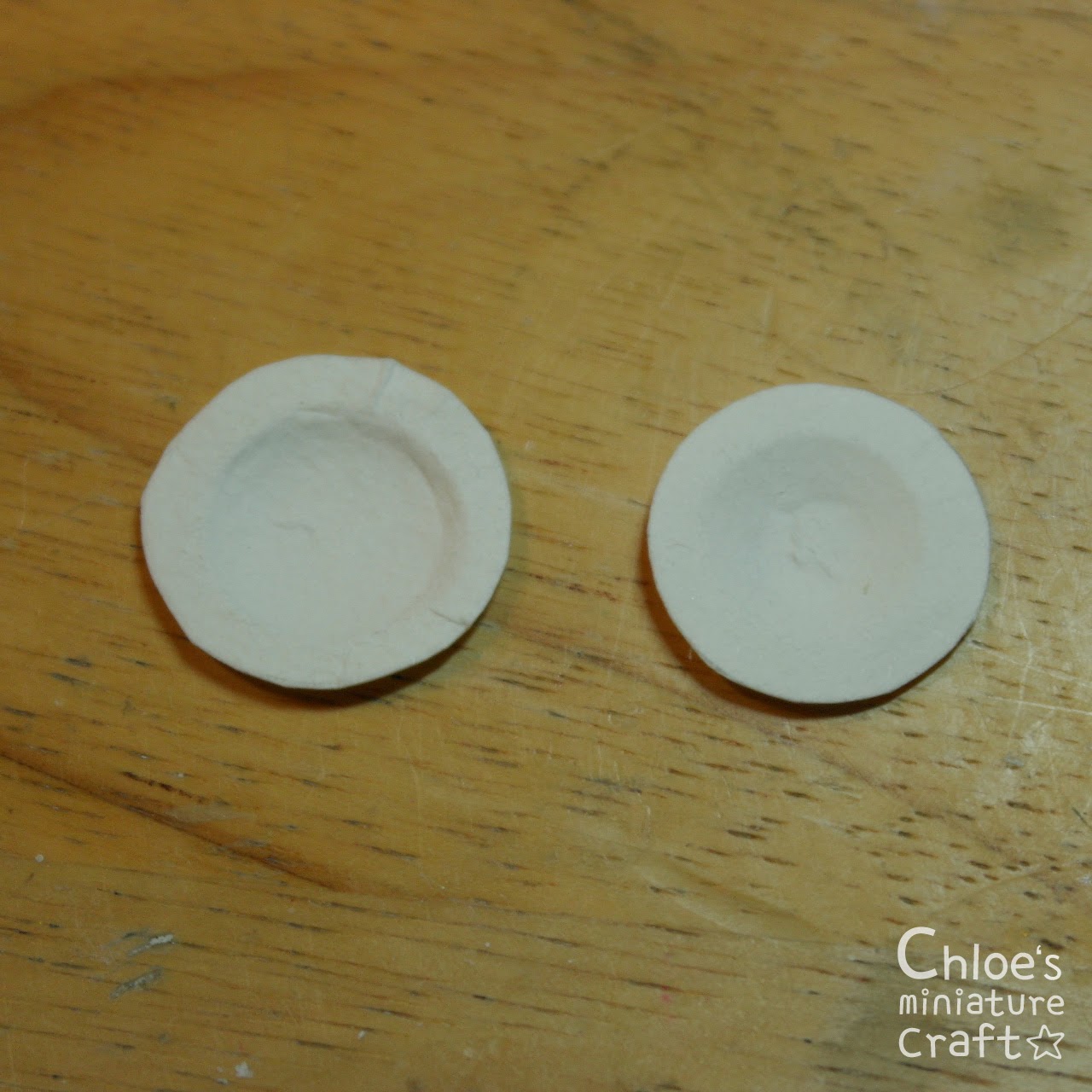 Chloe's Miniature Craft 미니어쳐 그릇 만들기 How to make miniature plates