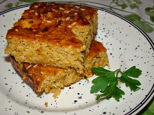 Budinca de varza cu pui si curry