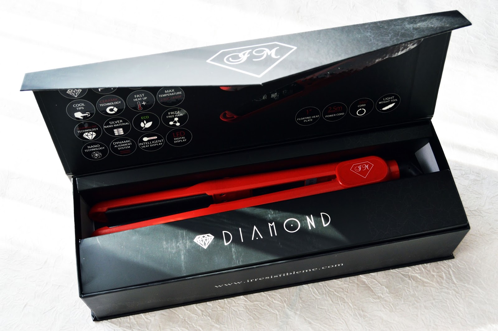 Diamond Hair styling iron Irresistible me Lasmane