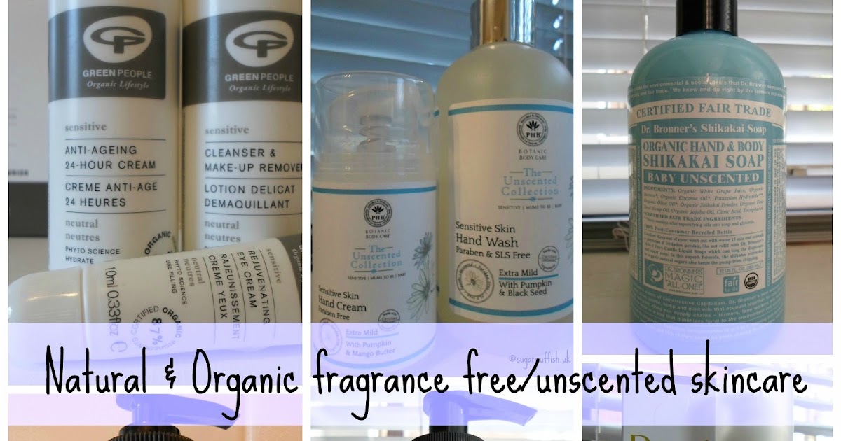 Natural and Organic Brands with Fragrance Free and Unscented Products