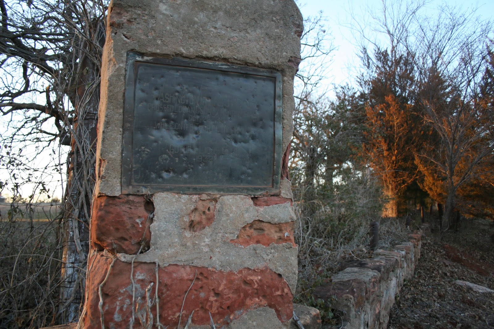 100th Meridian Walkers The Indian Meridian Monument