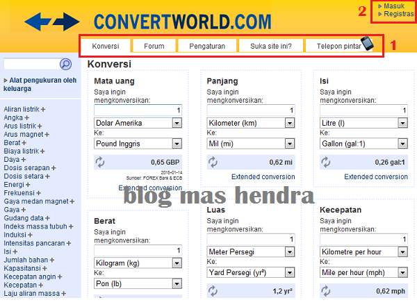 screenshot website convertworld