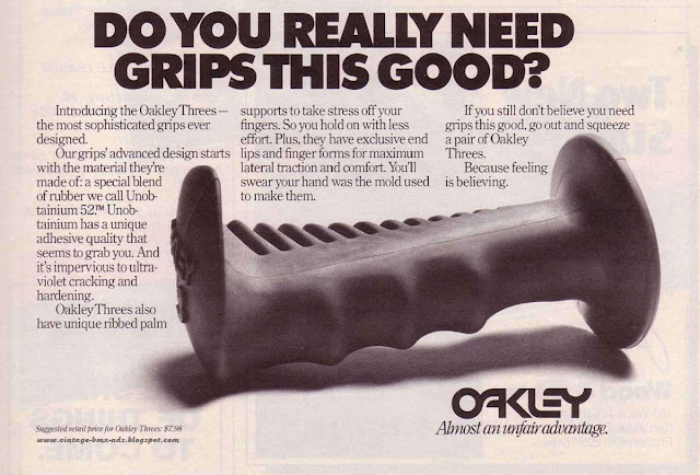 *Oakley 3 Handlebar Grips NOS BMX JMC Mongoose Haro, Torker, Redline Hutch GT | eBay