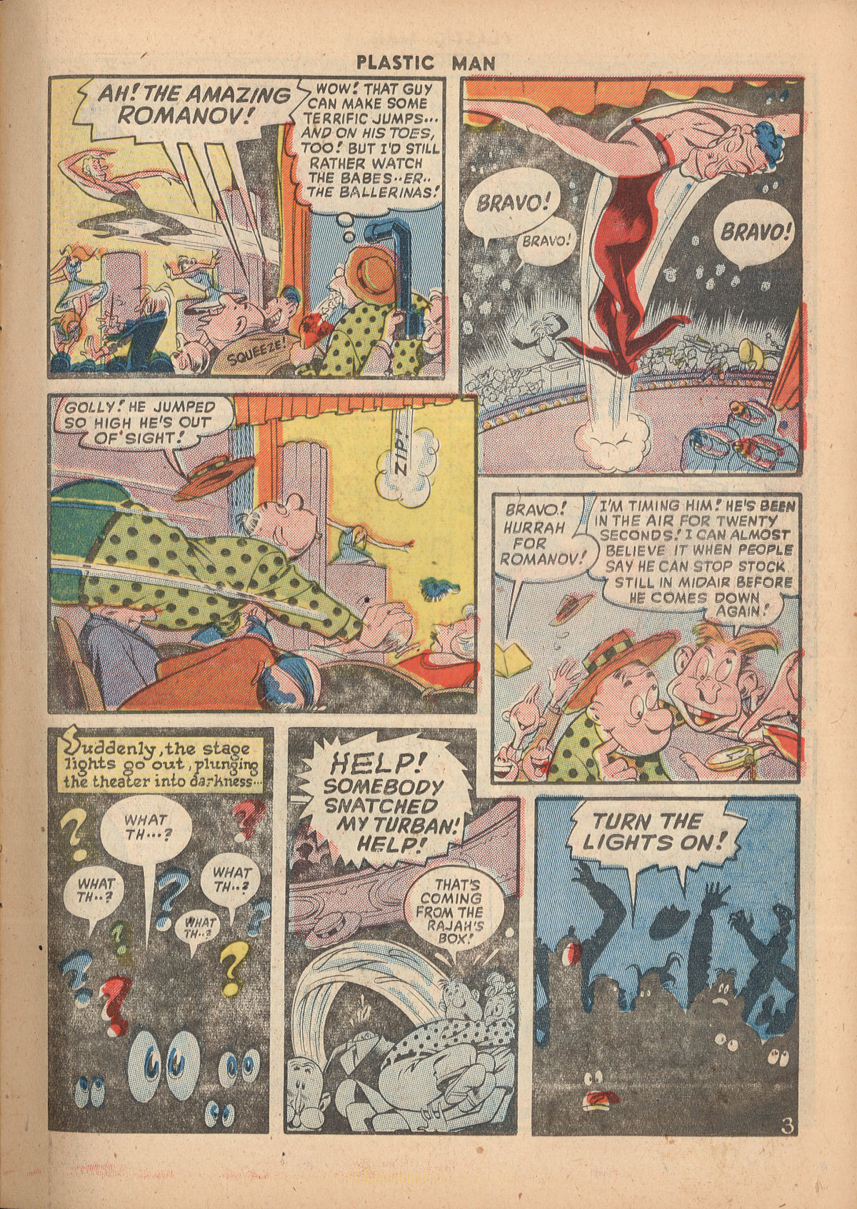 Read online Plastic Man (1943) comic -  Issue #15 - 17