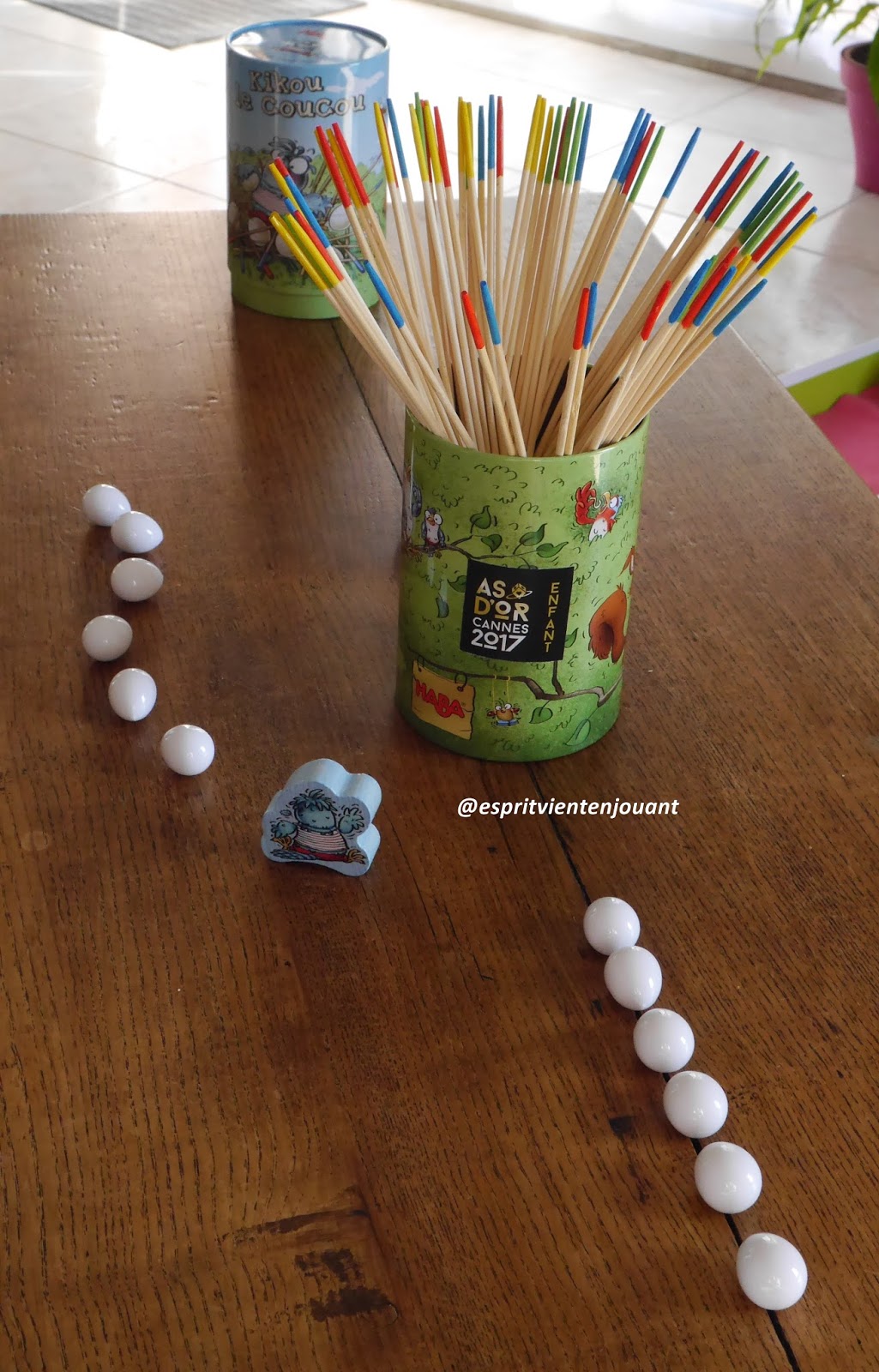 L'esprit vient en jouant: [Jeu] Kikou le coucou (Haba) : un jeu familial d'adresse et de chance