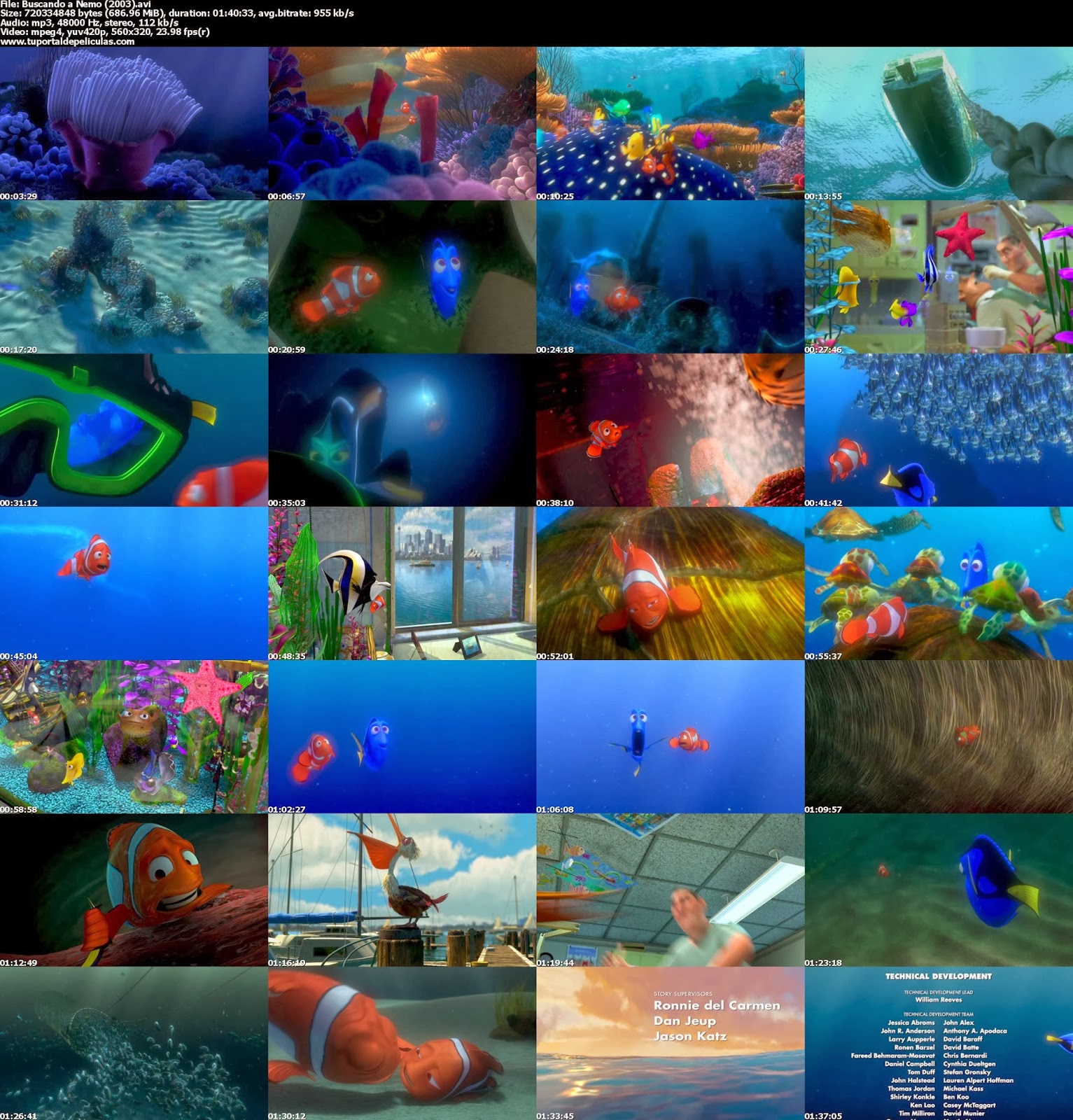 Buscando a Nemo (2003) Dvdrip Latino Putlocker.