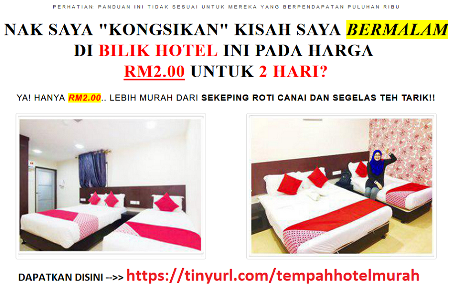 Panduan Hotel Murah | Kini Anda Boleh Menginap Di Hotel Pada Harga Murah Jer!