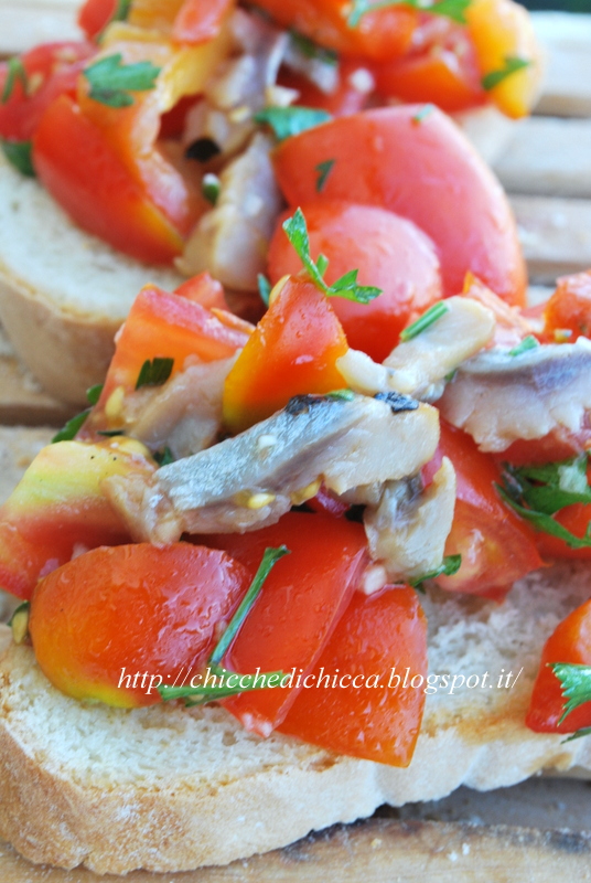Le chicche di chicca Bruschetta Affumicata