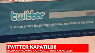 Twitter kapatıldı