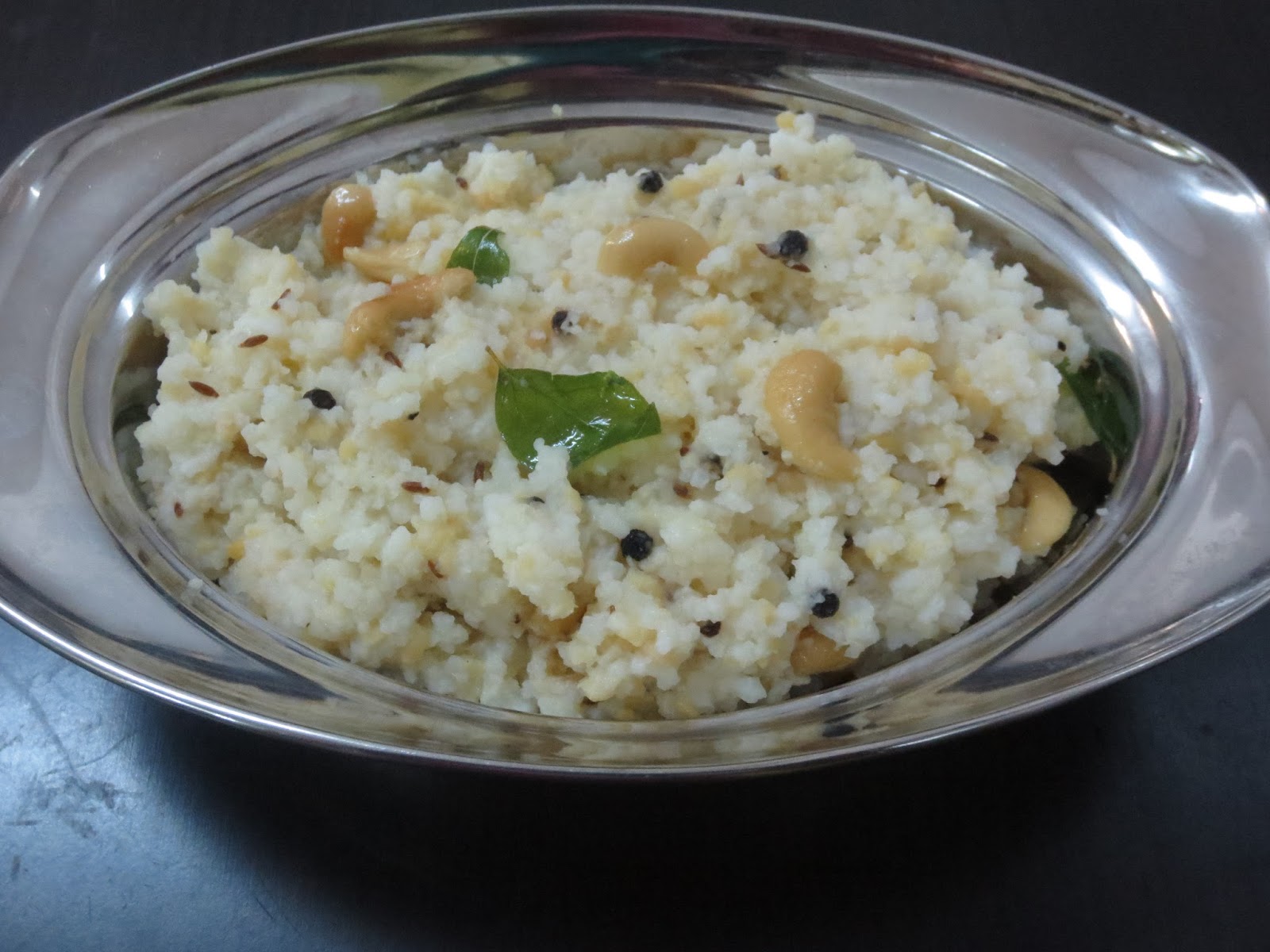 Home Cooking.... Ven Pongal (Ghee Pongal) Tamilnadu Style