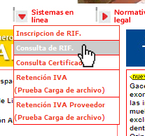 ARM Consultores, C.A.: Registro de Informacion Fiscal (RIF)