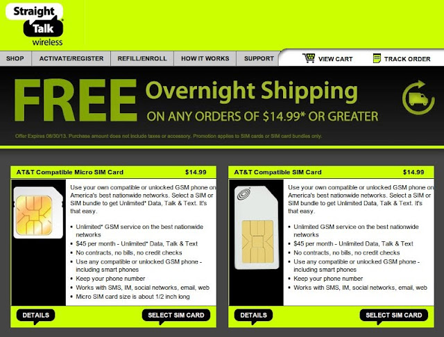 What unlocked phones work on straight talk