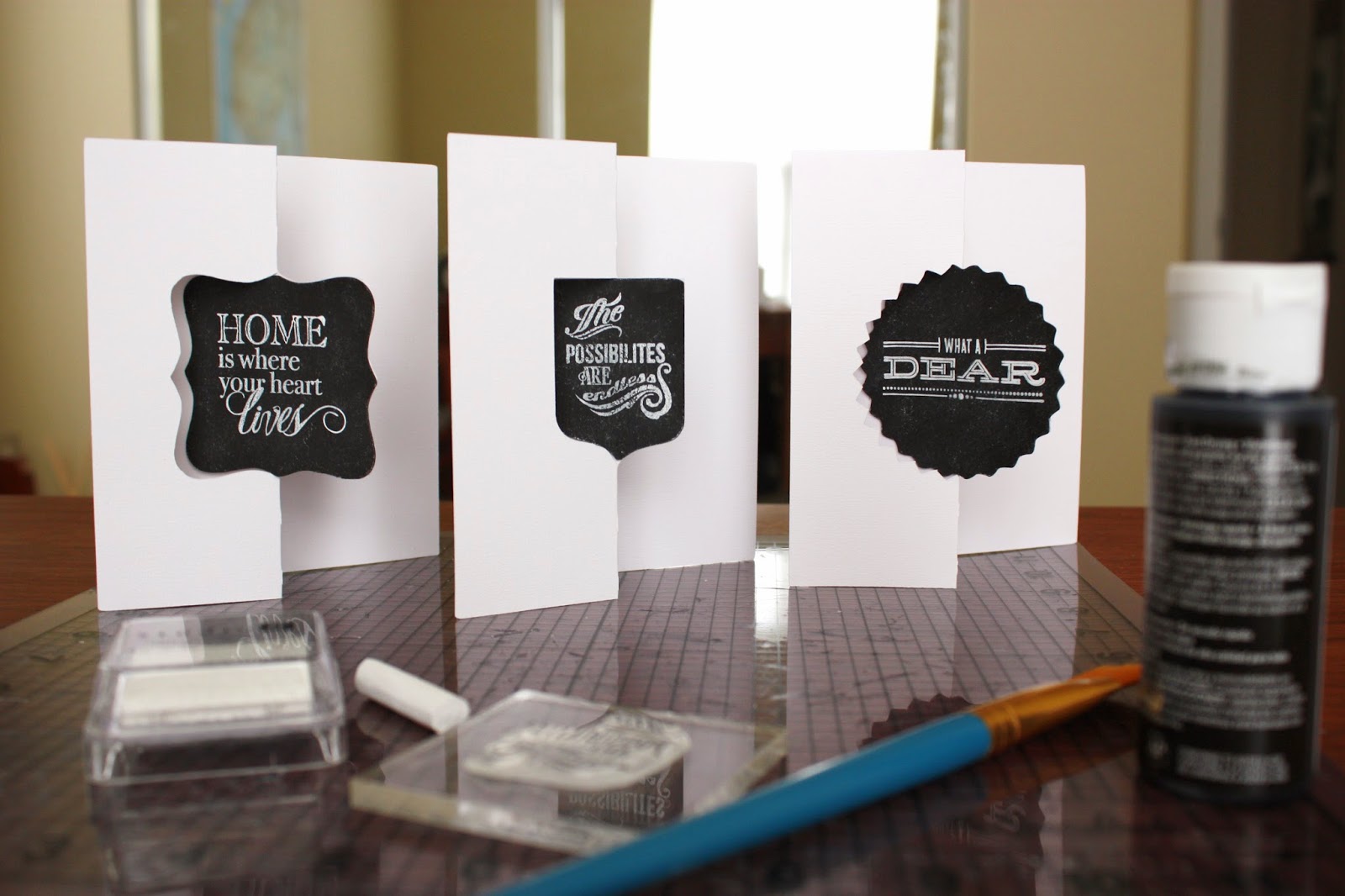 Forever Nomads DIY Faux Chalkboard Embellishments