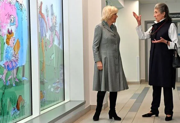 The Duchess of Cornwall visited Elmhurst Ballet School in Birmingham. Duchess of Cornwall visited the Launer Factory in West Midlands