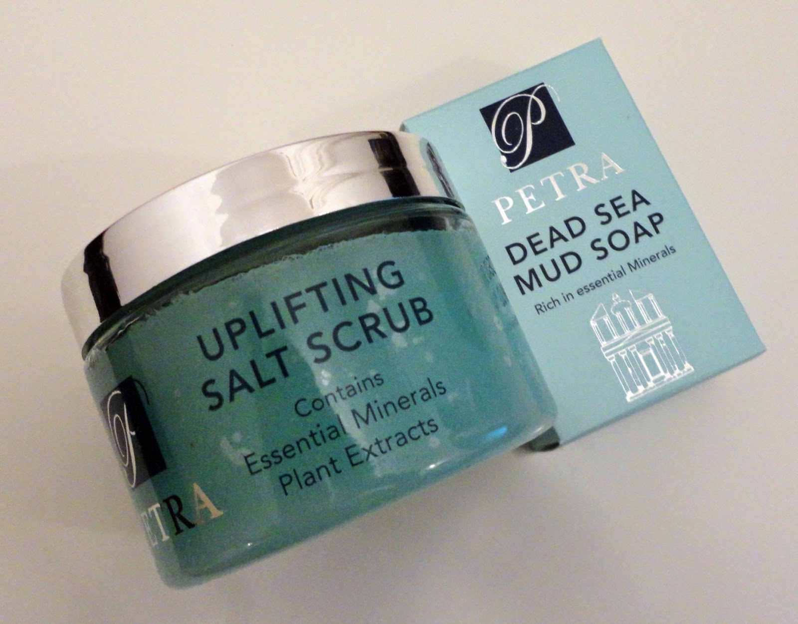 Product Review Petra Uplifitng Salt Scrub and Dead Sea Mud Soap