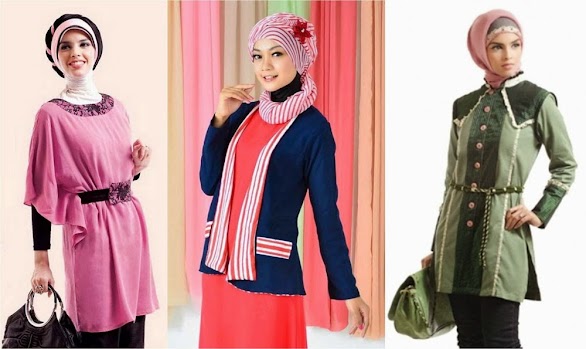 Model Terbaru Baju Muslim Lebaran Tahun Ini 2015