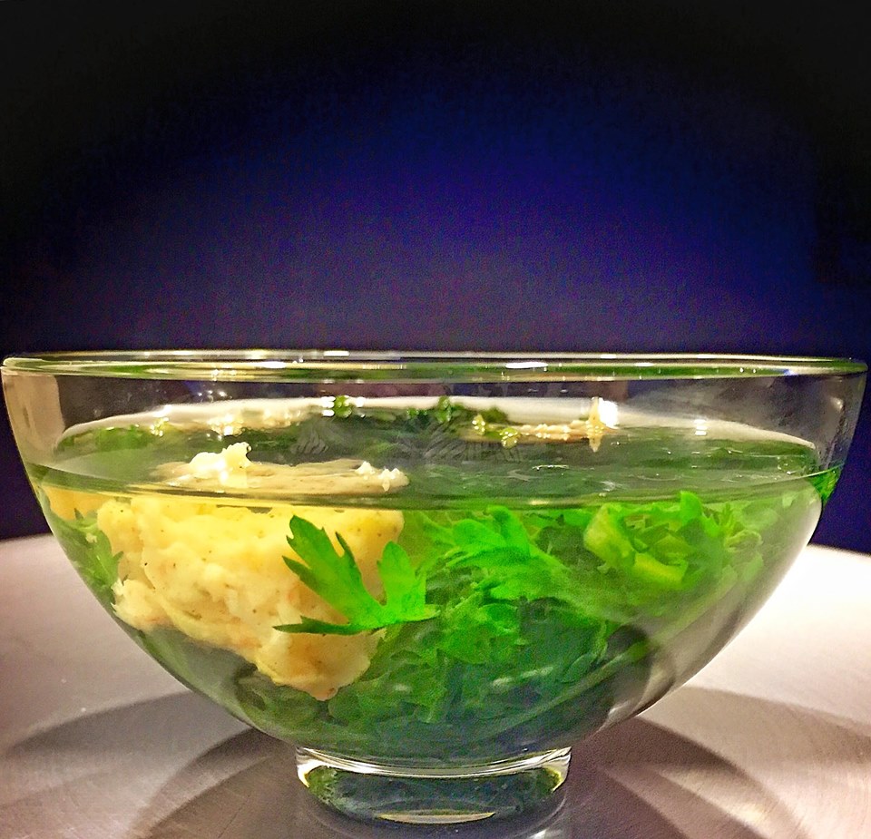 The Spices Of Life . . . Canh Tần Ô Nấu Chả Tôm (Chrysanthemum Greens