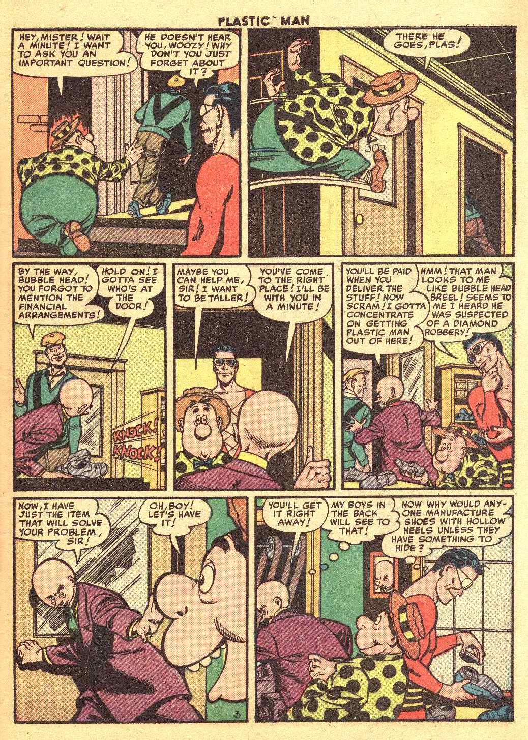 Read online Plastic Man (1943) comic -  Issue #32 - 30