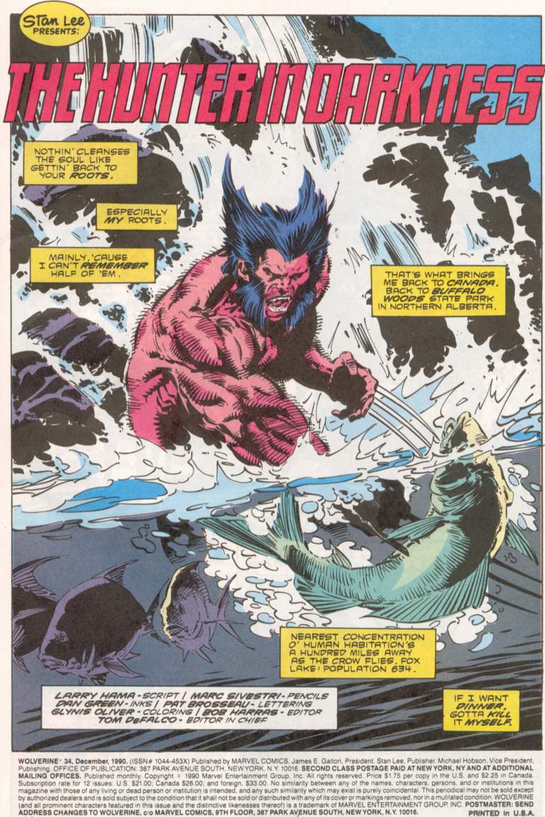 Read online Wolverine (1988) comic -  Issue #34 - 2