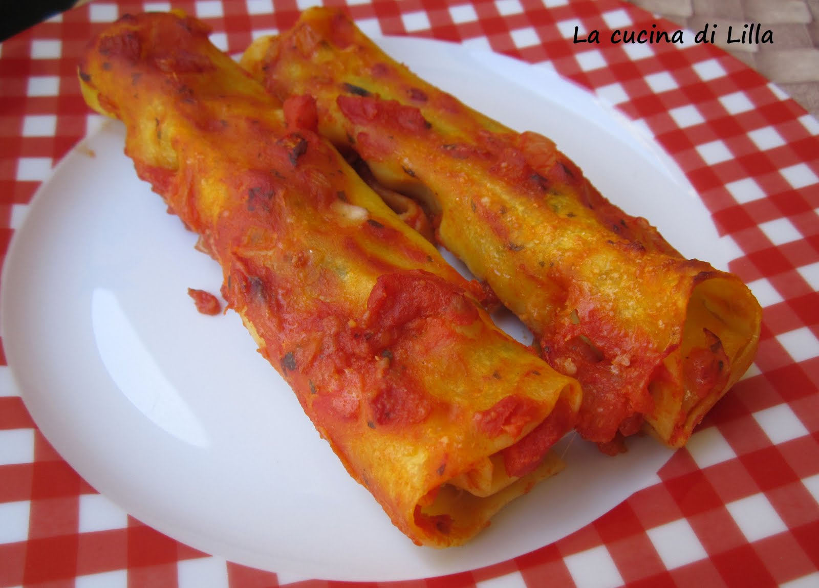 Pasta fresca Cannelloni tonno e mozzarella