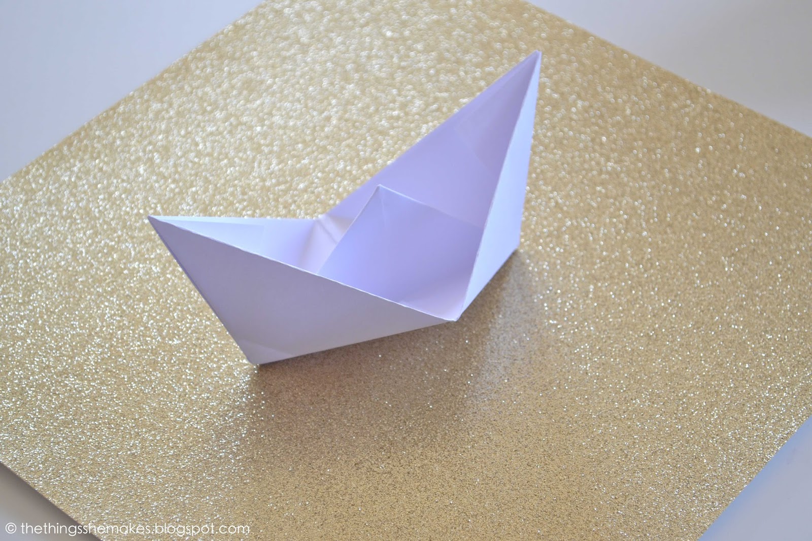 How To Make an Origami Boat Accessory The Things She Makes
